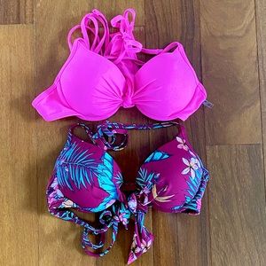 Set of 2 push up bikini tops😍🥰